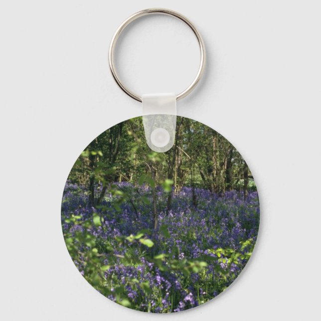 Porte-clés Bluebell Woods fleurs (Recto)