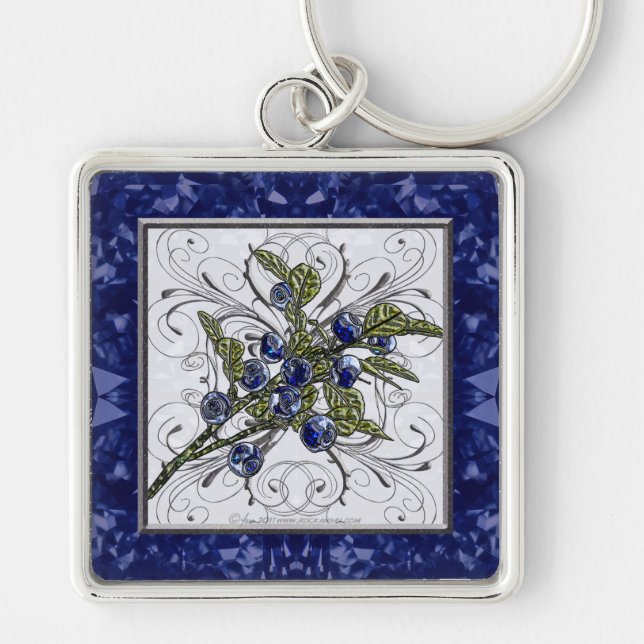Porte-clés Blueberry (Devant)