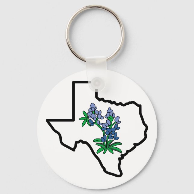 Porte-clés Bluebonnets du Texas (Recto)