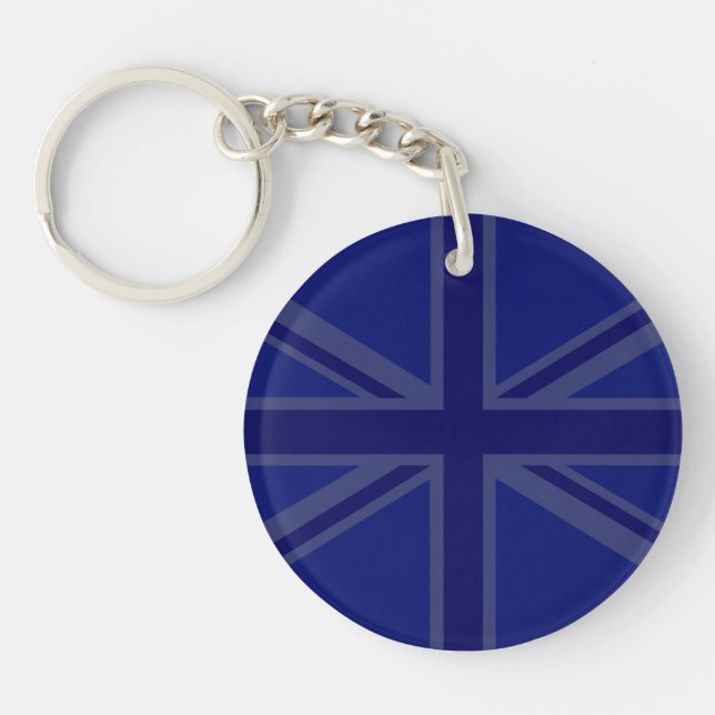 Porte-clés Blues for a Union Jack British Flag To Customize (Devant)