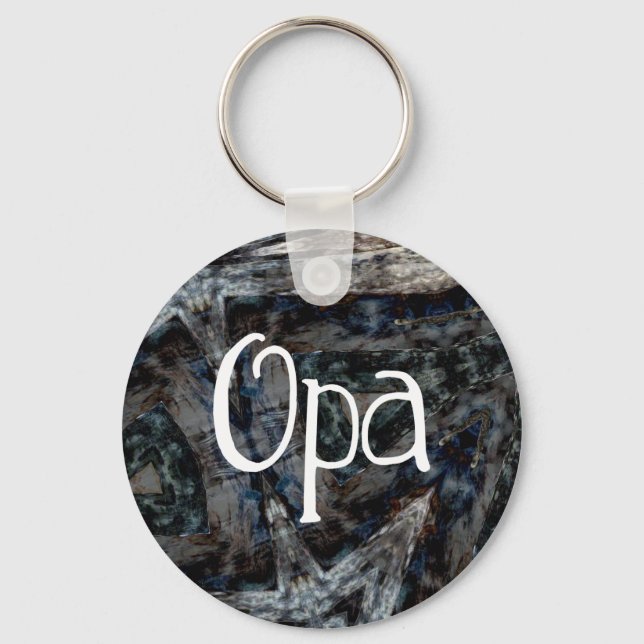 Porte-clés Blues gris Opa Brown (Recto)
