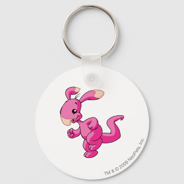 Porte-clés Blumaroo rose (Recto)