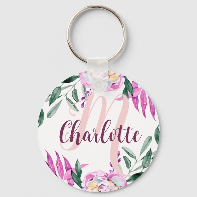 Porte-clés Blush Pink cadeau pour nièce Anniversaire fête de  (Recto)