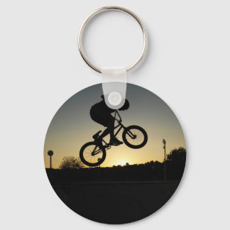 Porte-clés BMX bicycling freestyler stunt jump