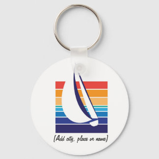 Porte-clés Boat Color Carré_Modèle porte - clé