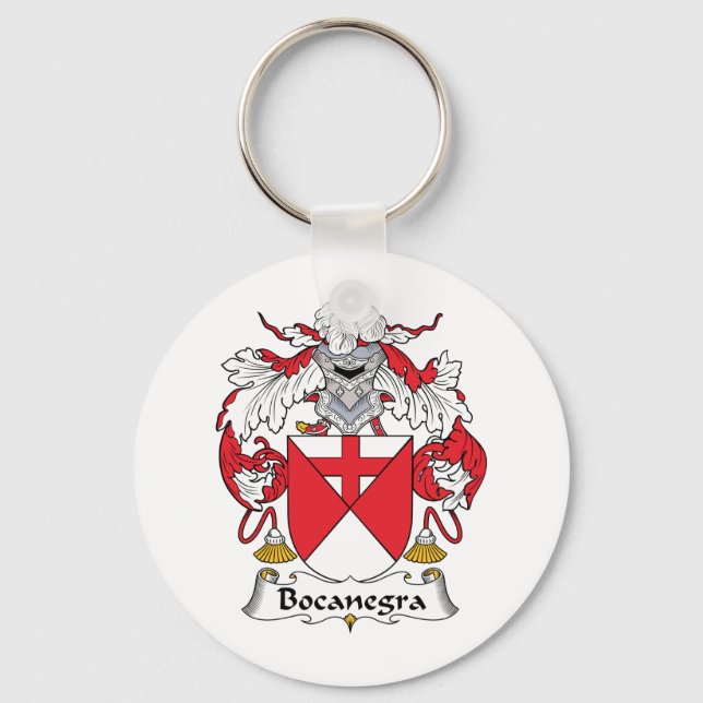 Porte-clés Bocanegra Family Crest (Recto)