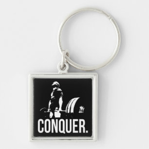 Porte-clés "Body building" Motivation - Conquer