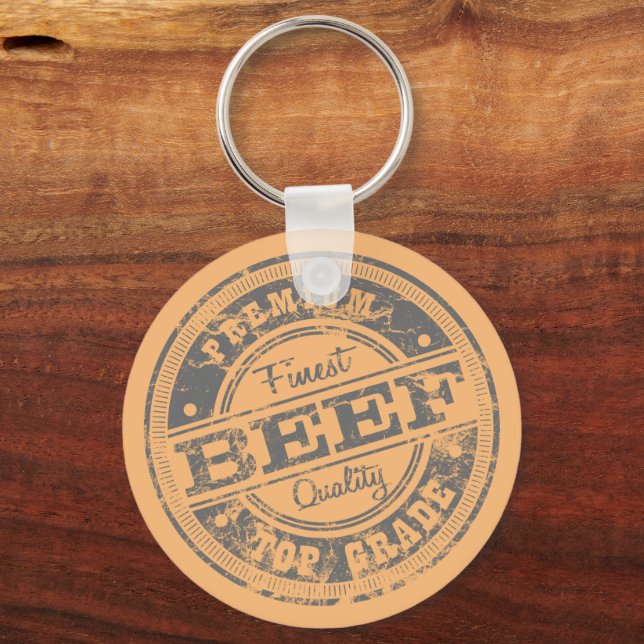 Porte-clés Boeuf de qualité supérieure Couleurs claires (Recto)