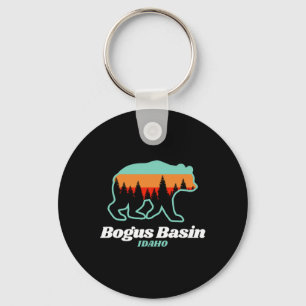 Porte-clés Bogus Basin Idaho Ski Snowboard Ours
