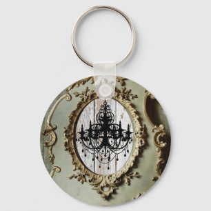 Porte-clés boho chic grange bois mariage campagnard rustique