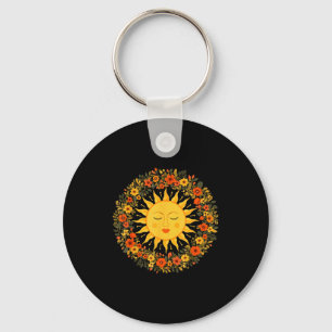 Porte-clés Boho Spirituel Soleil Mignon Bohémien Céleste Hipp