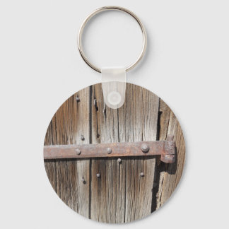 Porte-clés Bois Patiné ancien et métal rouillé