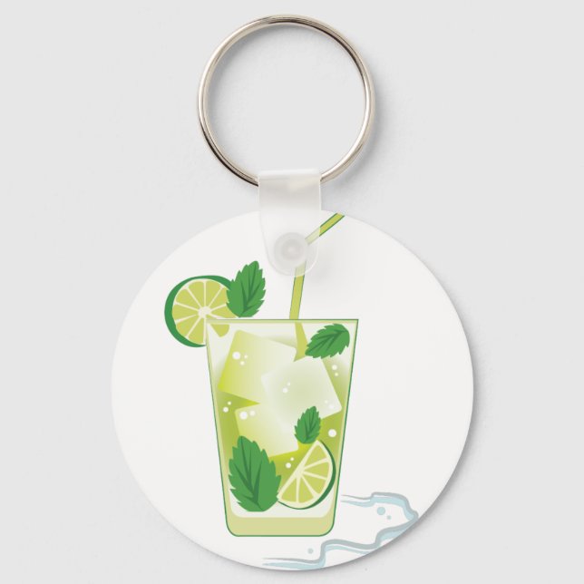 Porte-clés Boisson de menthe et de chaux (Recto)