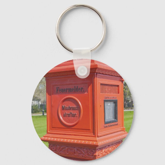 Porte-clés Boîte d'alarme incendie (Recto)
