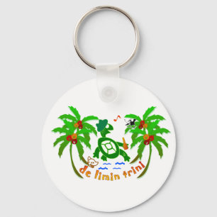 Porte-clés Boîtes de téléphone des Caraïbes, boutons, magnet,