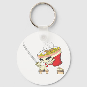 Porte-clés Bol mignon de Ramen de la chemise de Ramen avec