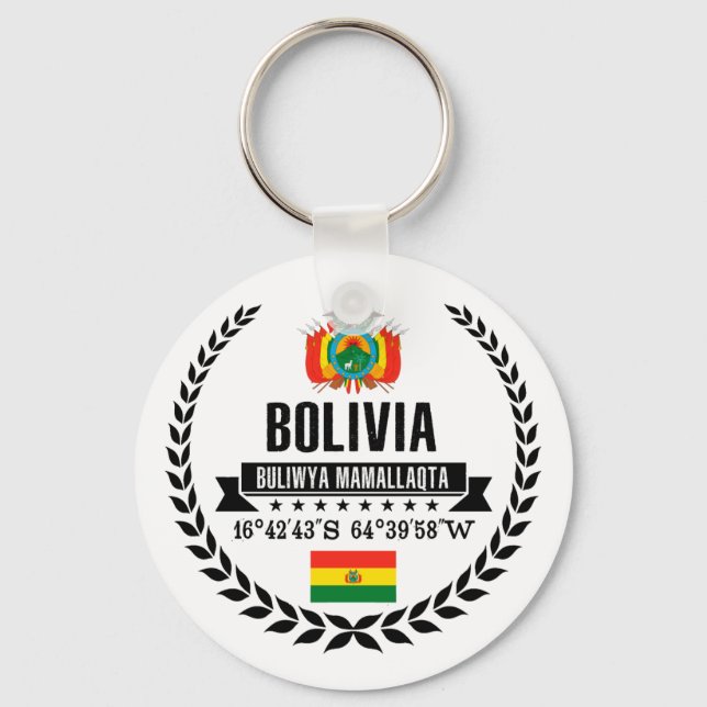 Porte-clés Bolivie (Recto)