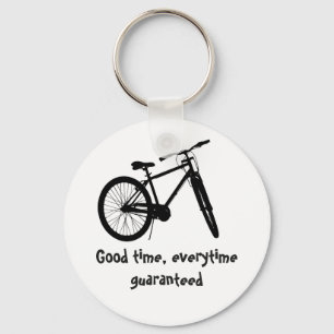 Porte-clés Bon Temps À Chaque Fois Garantie Citation Vélo
