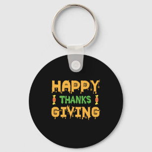 Porte-clés Bon thanksgiving d'Halloween Anniversaire