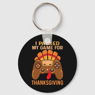Porte-clés Bon thanksgiving Jeu Automne Turquie Joueur Boys K