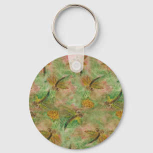 Porte-clés Bonbon en coton dragonfly