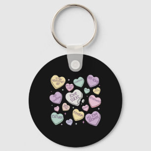 Porte-clés Bonbons Anti-Saint-Valentin Rétro Cœur Amour Suce