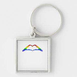 Porte-clés Bone Hands Heart Classic