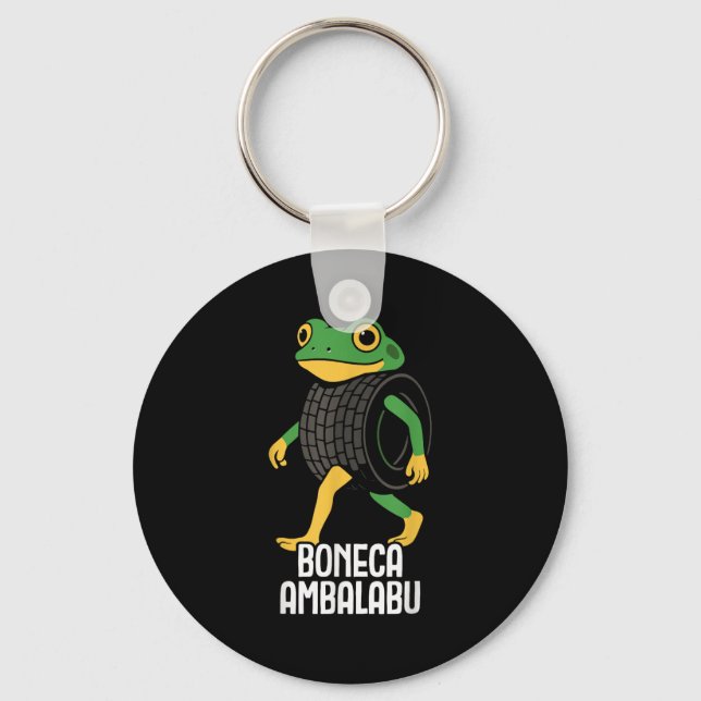 Porte-clés Boneca Ambalabu Italien Brainrot Mème Drôle (Recto)