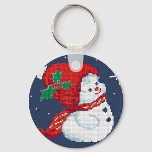 Porte-clés Bonhomme de neige