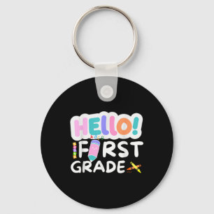 Porte-clés Bonjour 1ère année 1ère année Retour à l'école Ens