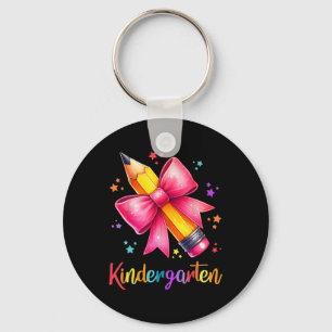 Porte-clés Bonjour Équipe de Maternelle Crayon Mignon Profess