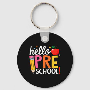 Porte-clés Bonjour Équipe d'enseignants de maternelle Pré K R