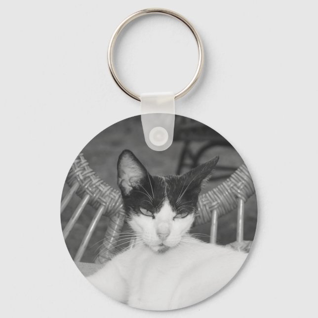 Porte-clés Bonjour, Meow... (Recto)