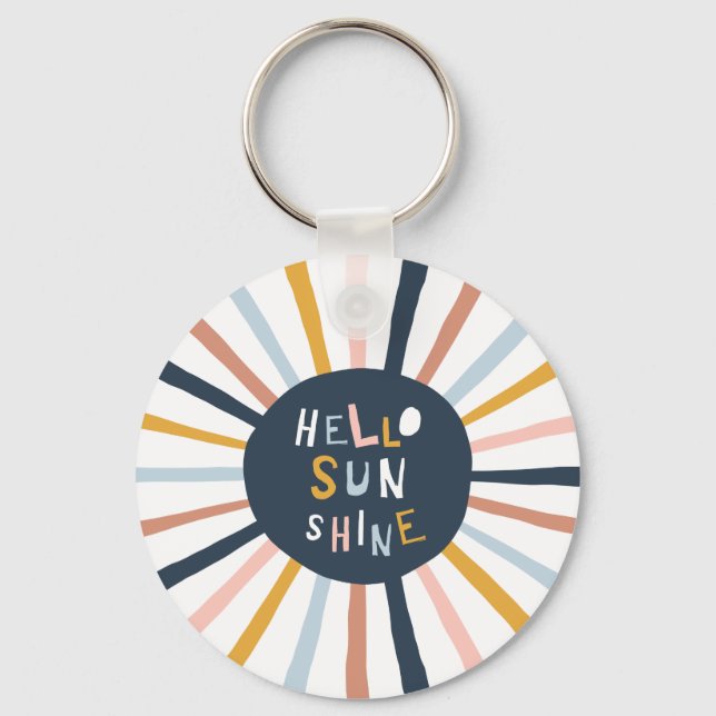 Porte-clés Bonjour Sunshine (Recto)