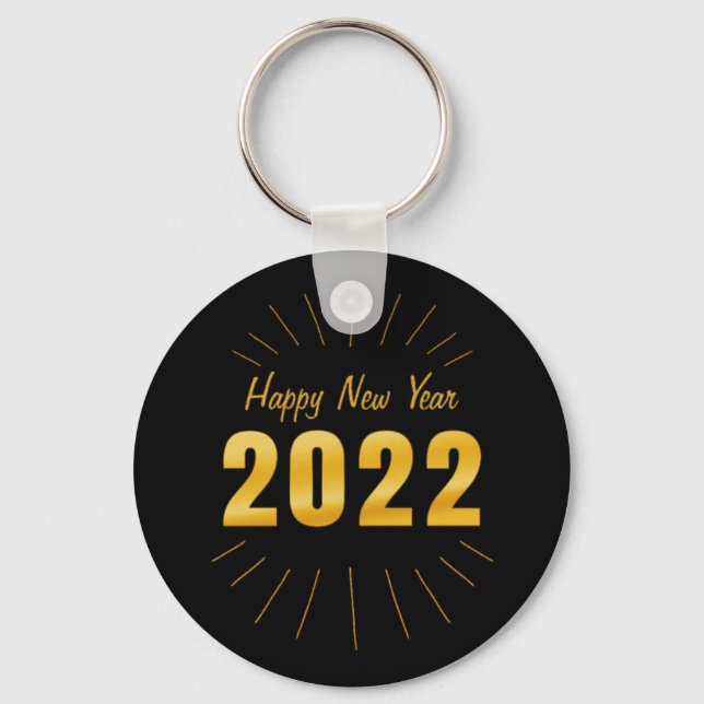 Porte-clés Bonne année 2022 (Recto)