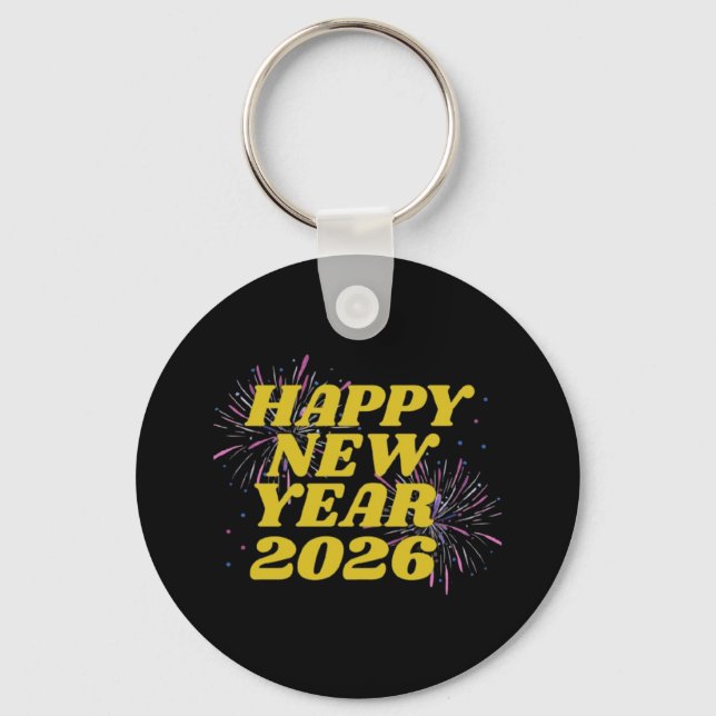 Porte-clés Bonne année 2026 (Recto)