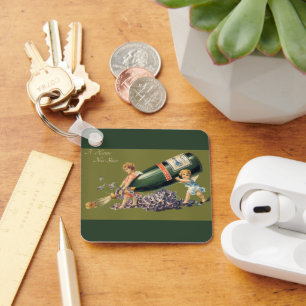 Porte-clés Bonne année, Angels Vintages au Champagne