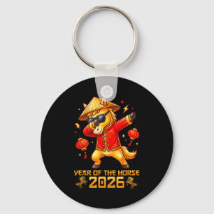 Porte-clés Bonne année chinoise du cheval 2026 Nouvel An luna