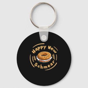 Porte-clés Bonne année drôle Bagel & Schmear Juif Br