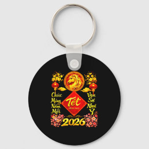 Porte-clés Bonne année lunaire 2026 Année du Cheval Tet Ng