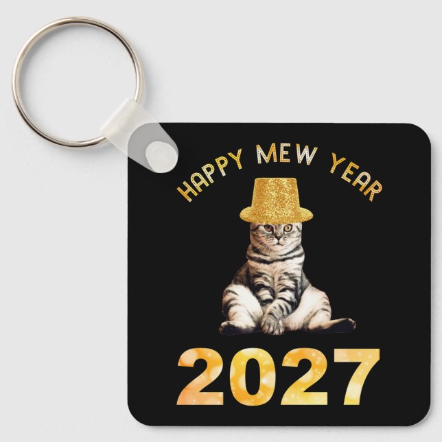 Porte-clés Bonne année Mew 2027 (Recto)