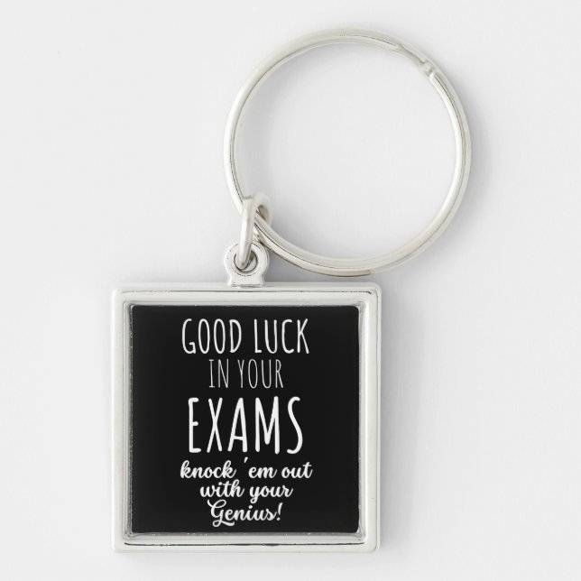 Porte-clés bonne chance dans vos examens (Devant)