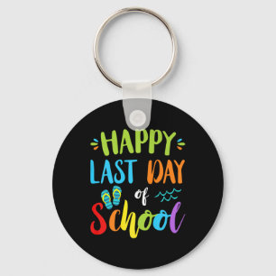 Porte-clés Bonne Dernière Journée De L'École Vacances Été Idé