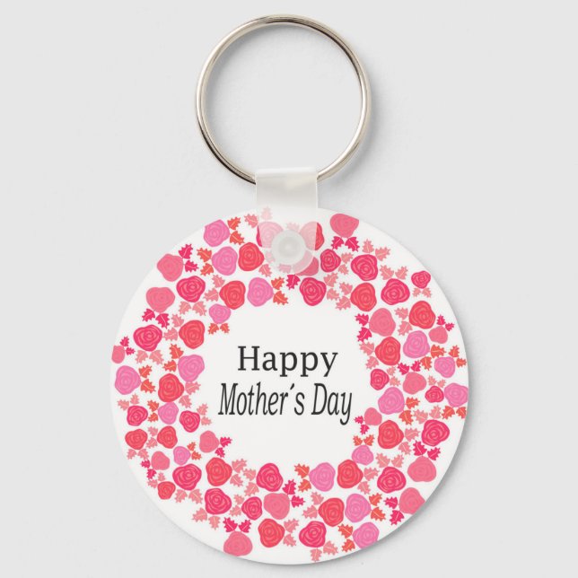 Porte-clés Bonne fête des mères (Recto)