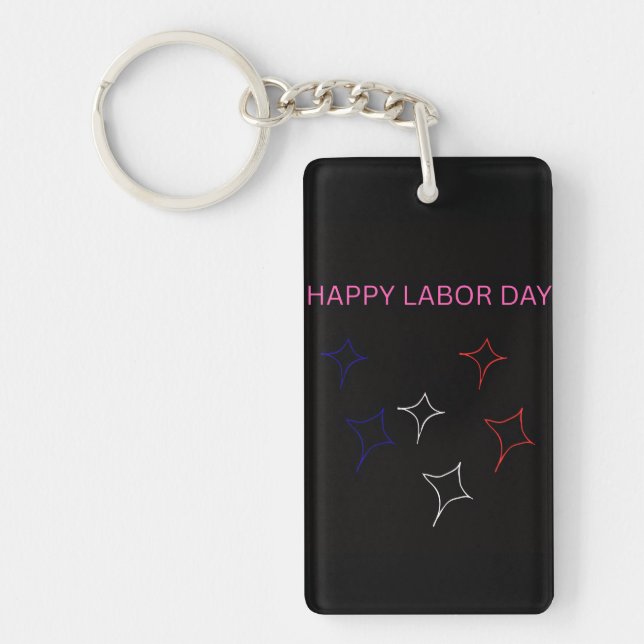 Porte-clés Bonne Fête du Travail (Devant)