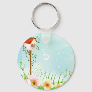 Porte-clés Bonne maison d'oiseaux