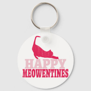 Porte-clés Bonne Meowentines Drôle amoureux des chats cadea