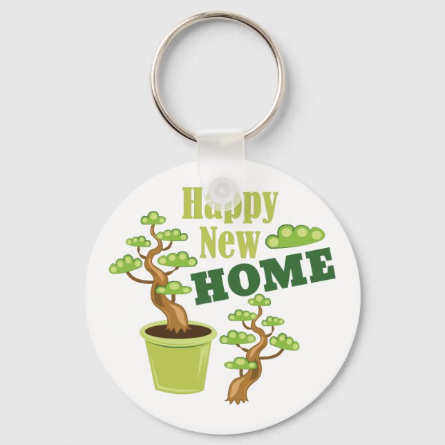 Porte-clés Bonne nouvelle maison (Recto)