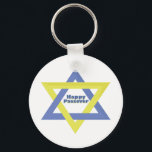 Porte-clés Bonne pâque<br><div class="desc">Utilisez cette Etoile de David pour votre Hanoukka ou Pâque.</div>