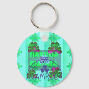 Porte-clés Bonne Saint Patrick's Day Hakuna Matata Art Print